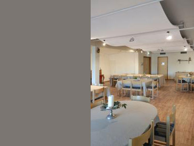 Akustiksegel i församlingslokalen, Pingstkyrkan Tyresö